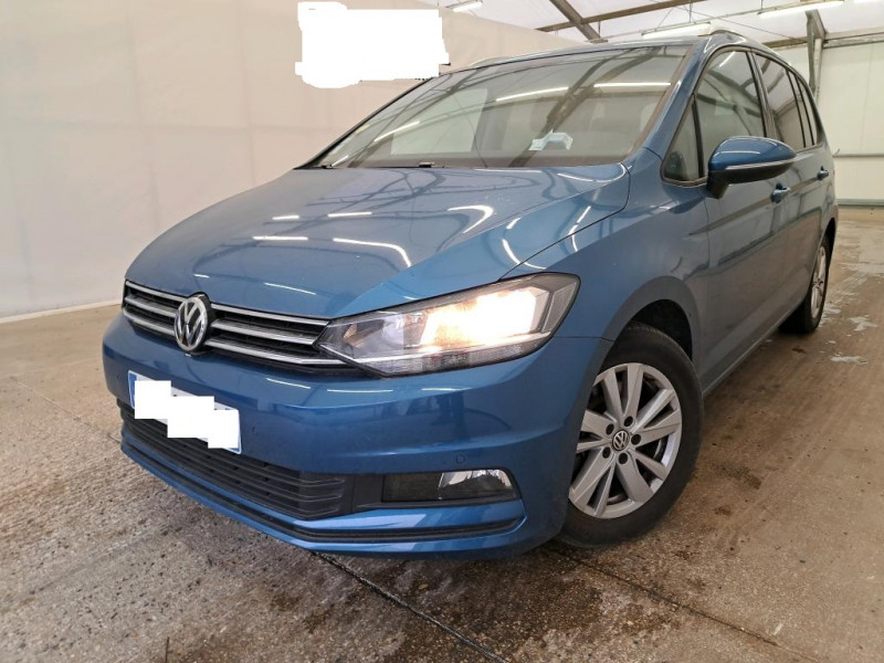 Volkswagen TOURAN 2.0 TDI 150CH FAP IQ.DRIVE DSG7 7 PLACES EURO6D-T Diesel BLEU C Occasion à vendre