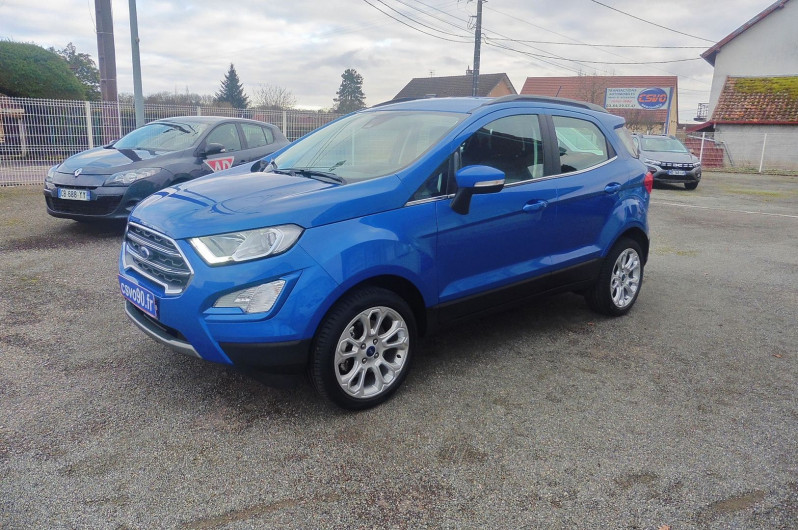 Ford ECOSPORT 1.0 ECOBOOST 125CH TITANIUM 6CV Essence BLEU ISLAND Occasion à vendre