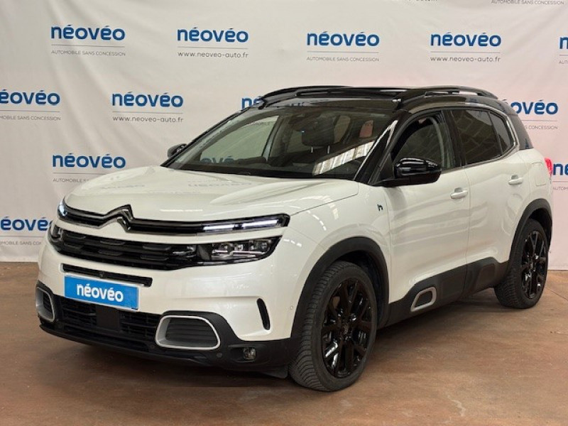 Citroen C5 AIRCROSS HYBRID 225CH SHINE PACK E-EAT8 TOIT OUVRANT Hybride BLANC NACRE Occasion à vendre