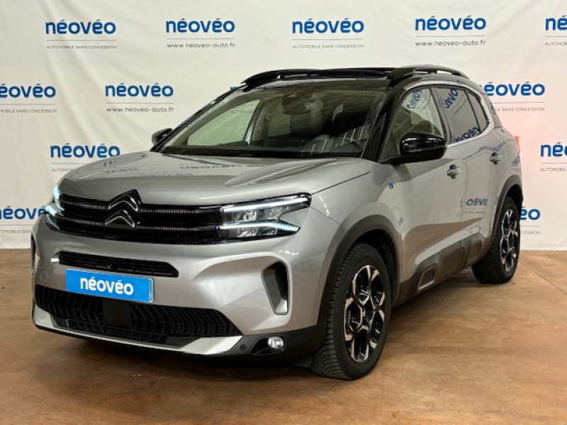 Citroen C5 AIRCROSS HYBRID RECHARGEABLE 225CH SHINE E-EAT8 Hybride GRIS ARTENSE Occasion à vendre