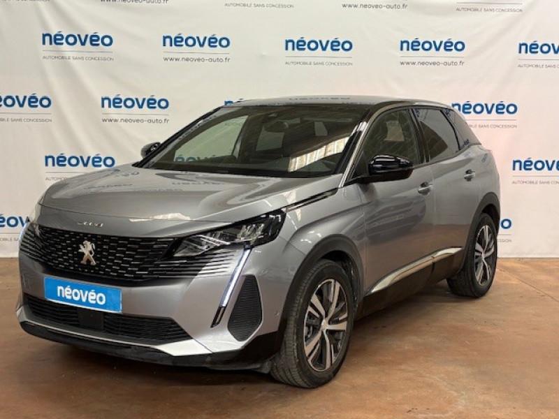 Peugeot 3008 PLUG-IN HYBRID4 300CH ALLURE PACK E-EAT8 Hybride GRIS ARTENSE Occasion à vendre