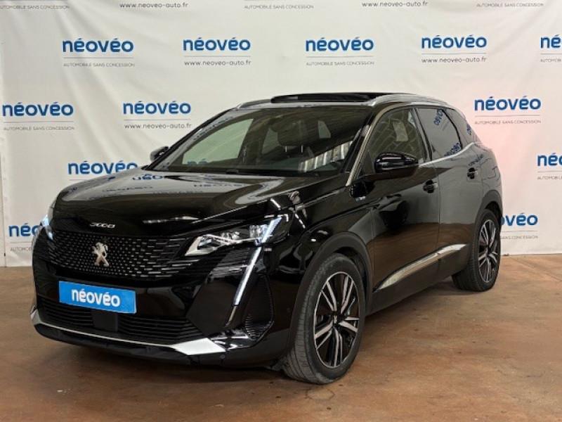 Peugeot 3008 HYBRID 225CH GT PACK E-EAT8 Hybride NOIR Occasion à vendre