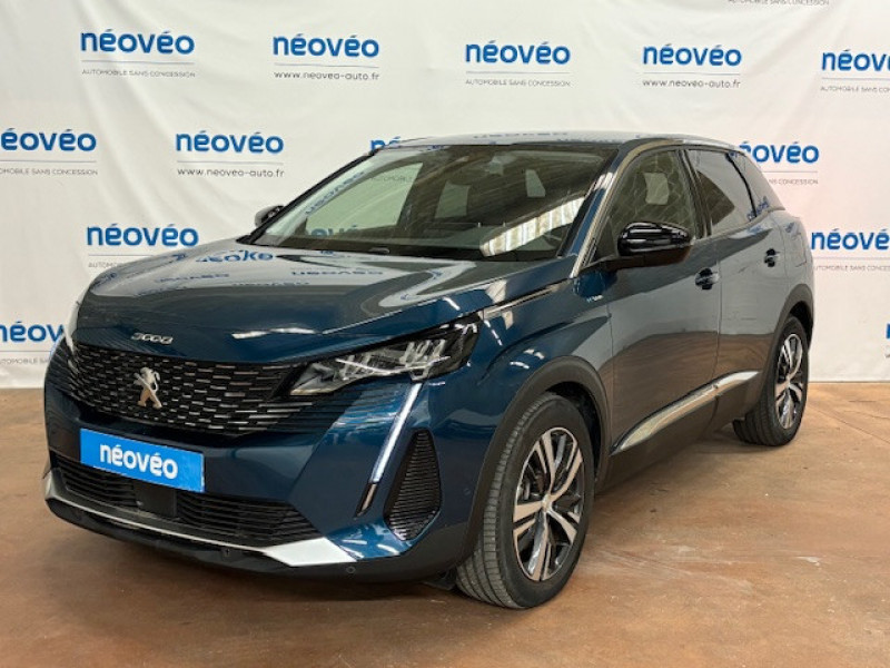 Peugeot 3008 PLUG-IN HYBRID4 300CH ALLURE PACK E-EAT8 Hybride BLEU CELEBES Occasion à vendre