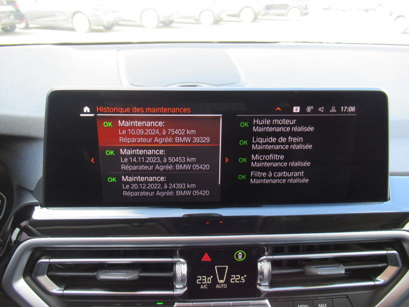 Photo 12 de l'offre de BMW X3 (G01) XDRIVE20D 190CH XLINE à 34990€ chez J'NOV AUTO