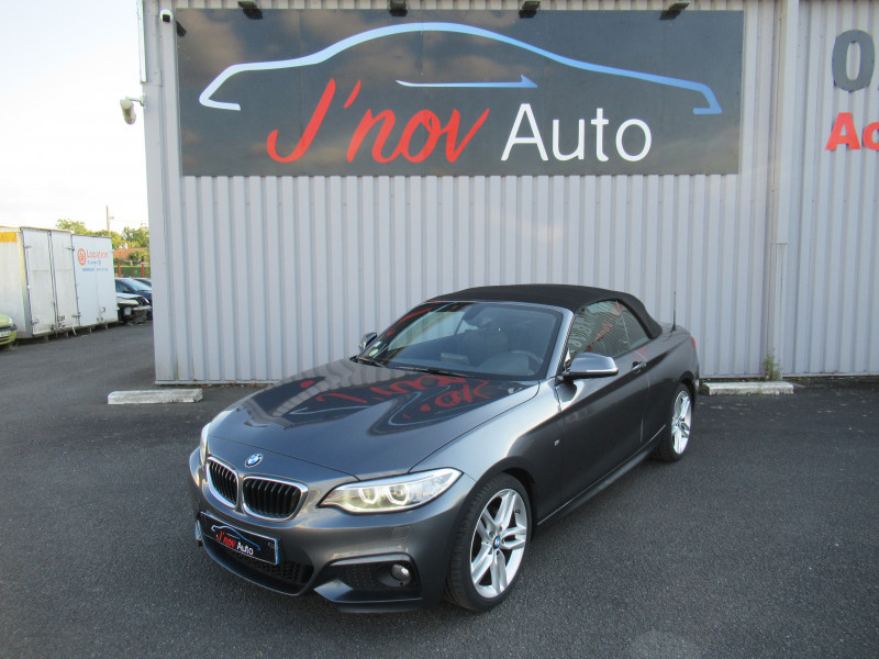 Bmw SERIE 2 CABRIOLET (F23) 218D 150CH M SPORT Diesel GRIS FONCE METAL Occasion à vendre