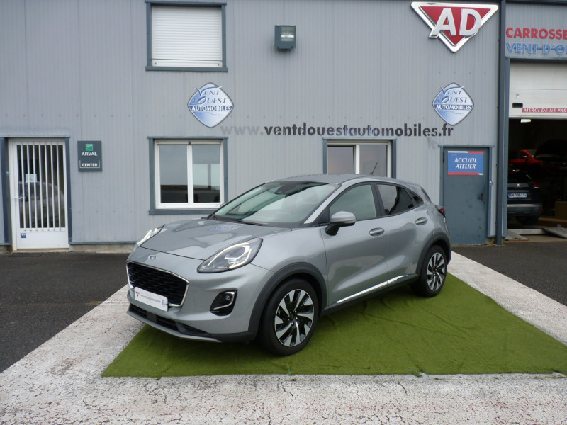 Ford PUMA 1.0 FLEXIFUEL 125CH S&S MHEV TITANIUM Essence GRIS FONCE METAL Occasion à vendre