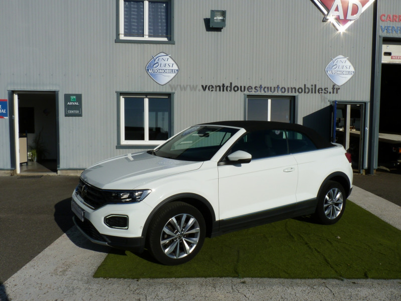 Volkswagen T-ROC CABRIOLET 1.5 TSI EVO 150CH STYLE DSG7 Essence BLANC Occasion à vendre