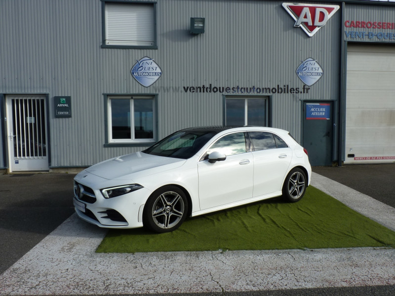 Mercedes-Benz CLASSE A 180 136CH AMG LINE 7G-DCT Essence BLANC Occasion à vendre