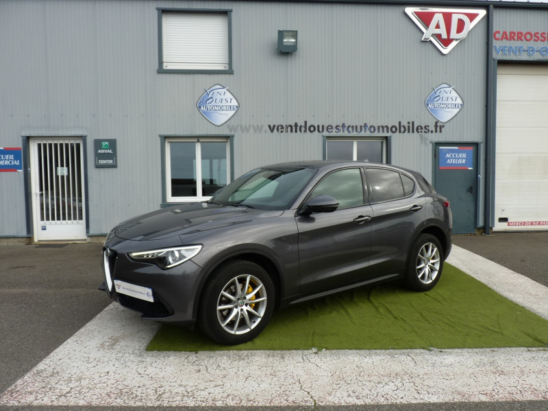 Alfa Romeo STELVIO 2.0T 280CH SPORT EDITION Q4 AT8 Essence GRIS FONCE METAL Occasion à vendre