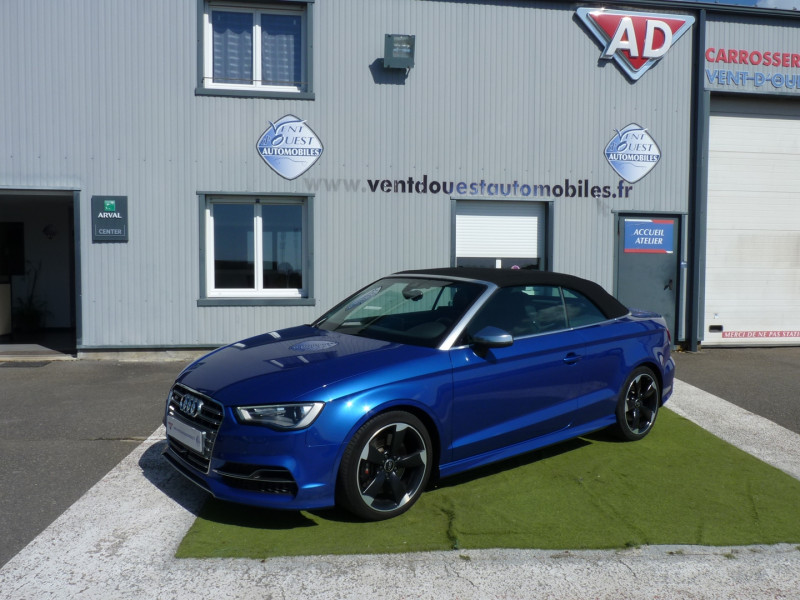 Audi S3 CABRIOLET 2.0 TFSI 300CH QUATTRO S TRONIC 6 Essence BLEU METAL Occasion à vendre