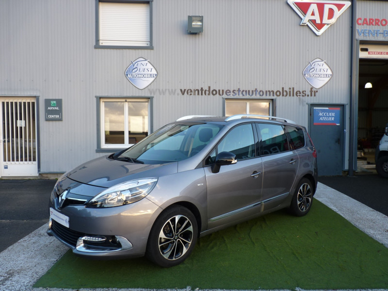 Renault GRAND SCENIC III 1.6 DCI 130CH ENERGY BOSE EURO6 7 PLACES 2015 Diesel GRIS FONCE METAL Occasion à vendre