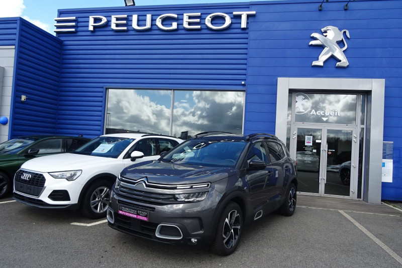 Citroen C5 AIRCROSS PURETECH 130CH S&S FEEL EAT8 E6.D Essence GRIS PLAT Occasion à vendre