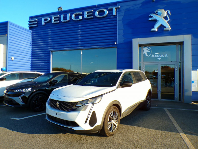 Peugeot 5008 1.5 BLUEHDI 130CH S&S ALLURE PACK EAT8 Diesel BLANC NACRE  Occasion à vendre