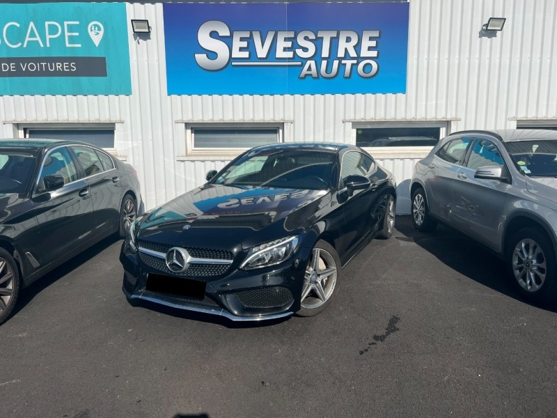 Mercedes-Benz CLASSE C COUPE (C205) 250 211CH FASCINATION 7G-TRONIC PLUS Essence NOIR Occasion à vendre