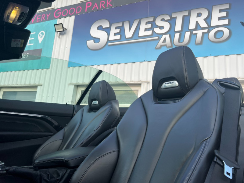 Photo 23 de l'offre de BMW M4 CABRIOLET (F83) M4 450CH PACK COMPETITION DKG ENTRETIEN COMPLET BMW à 58990€ chez Sevestre Automobiles Nantes