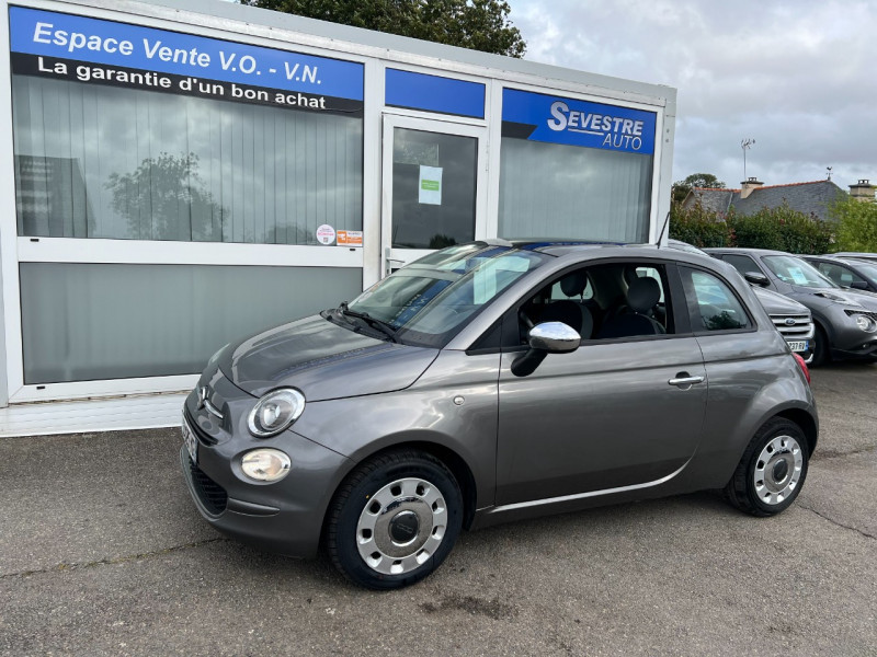 Fiat 500 1.2 8V 69CH ECO PACK POPSTAR Essence GRIS Occasion à vendre