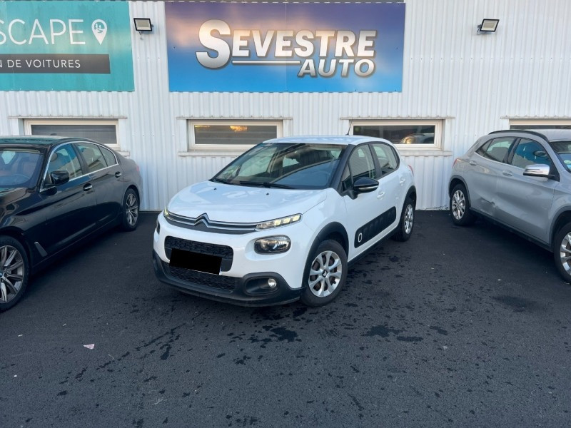 Citroen C3 BLUEHDI 75CH FEEL BUSINESS S&S Diesel BLANC Occasion à vendre