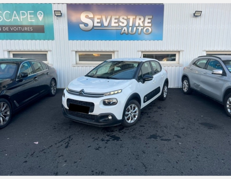 Citroen C3 PURETECH 82CH FEEL Essence BLANC Occasion à vendre