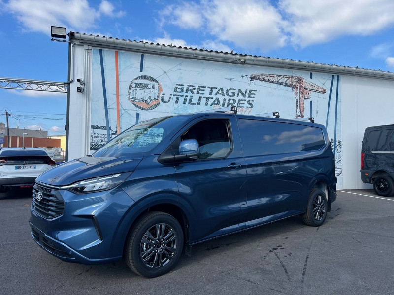 Ford TRANSIT CUSTOM FG 320 L2H1 2.0 ECOBLUE 170CH LIMITED BVA8 + OPTIONS Diesel BLEU AZUR Occasion à vendre