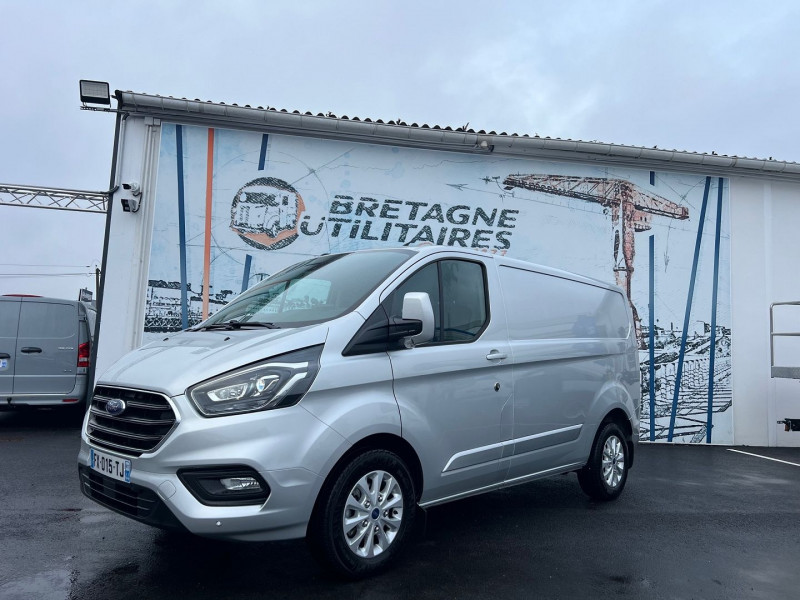 Photo 1 de l'offre de FORD TRANSIT CUSTOM FG 300 L1H1 2.0 ECOBLUE 130 CV LIMITED  BVA + ATTELAGE à 26340€ chez Bretagne Utilitaires