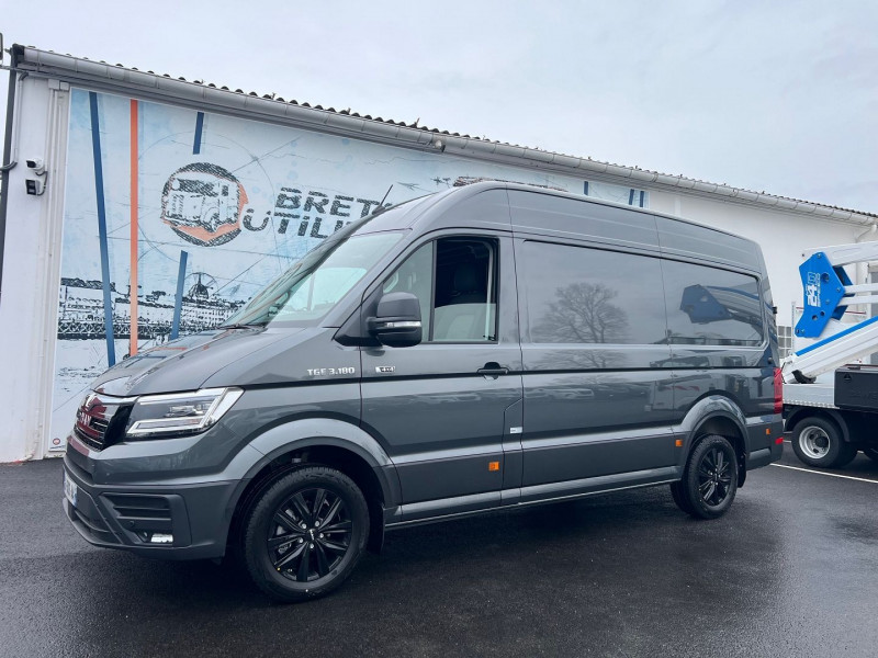 Man TGE FG 4X4 180 CV L3H3 (L2H2) BVA + OPTIONS Diesel GRIS Occasion à vendre