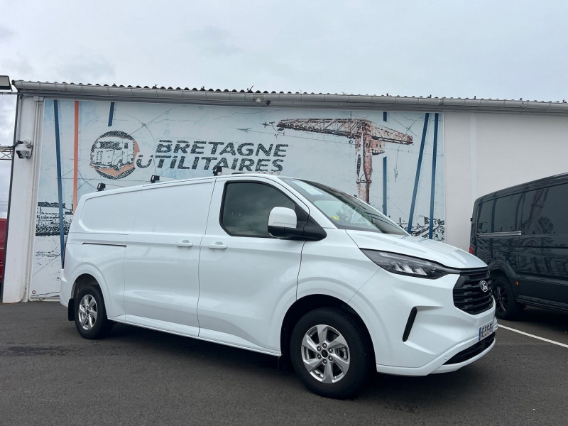 Ford TRANSIT CUSTOM FG 320 L2H1 2.0 ECOBLUE 136CH BVA LIMITED + OPTIONS Diesel BLANC Occasion à vendre