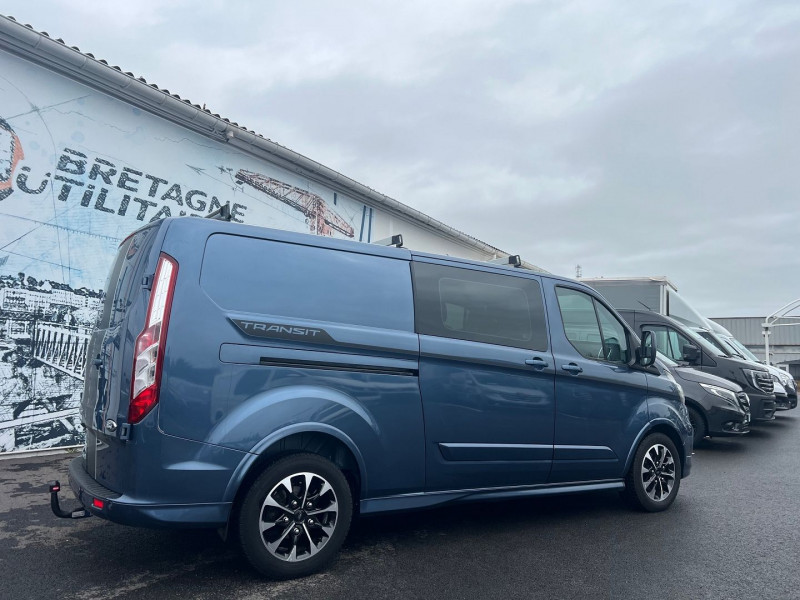 Photo 7 de l'offre de FORD TRANSIT CUSTOM FG L2H1 2.0 170CH SPORT BVA8 CAB APRRO 7 PLACES à 43140€ chez Bretagne Utilitaires