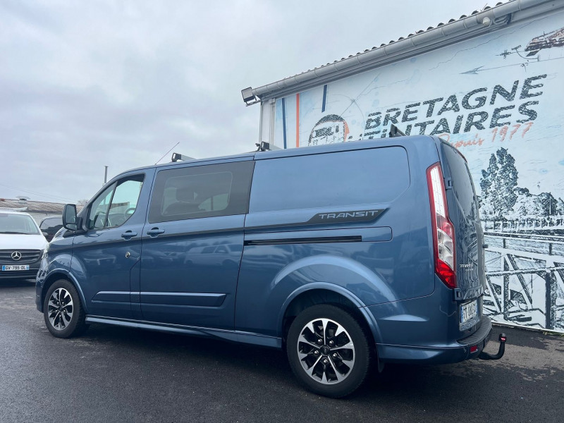 Photo 3 de l'offre de FORD TRANSIT CUSTOM FG L2H1 2.0 170CH SPORT BVA8 CAB APRRO 7 PLACES à 43140€ chez Bretagne Utilitaires