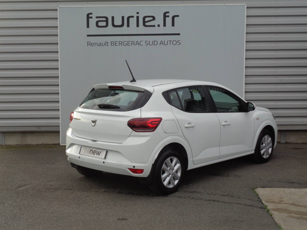 Acheter Dacia Sandero Sandero ECO-G 100 - 22 Confort 5p occasion dans les concessions du Groupe Faurie