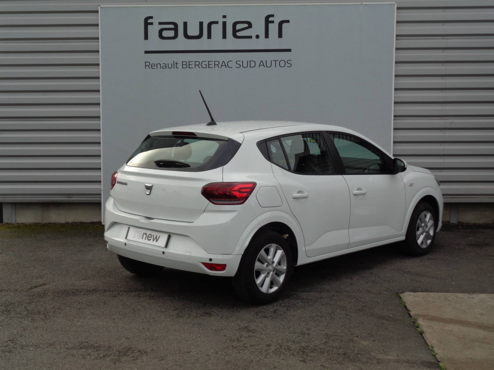 Acheter Dacia Sandero Sandero TCe 90 - 22 Confort 5p occasion dans les concessions du Groupe Faurie