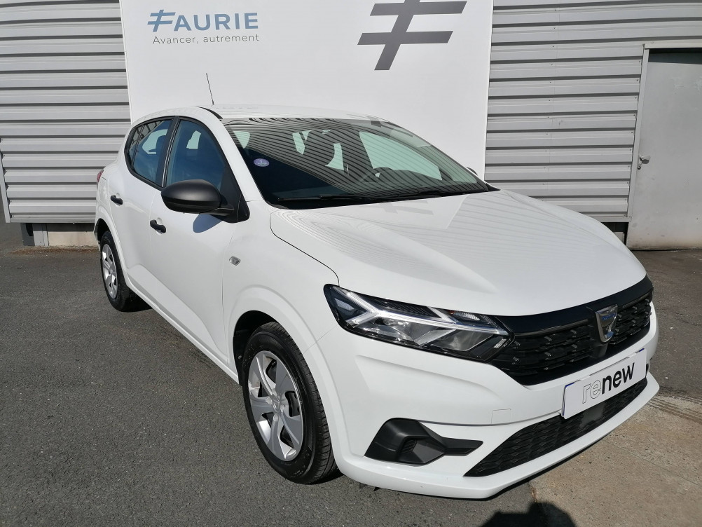 Acheter Dacia Sandero Sandero SCe 65 - 22 Essentiel 5p occasion dans les concessions du Groupe Faurie
