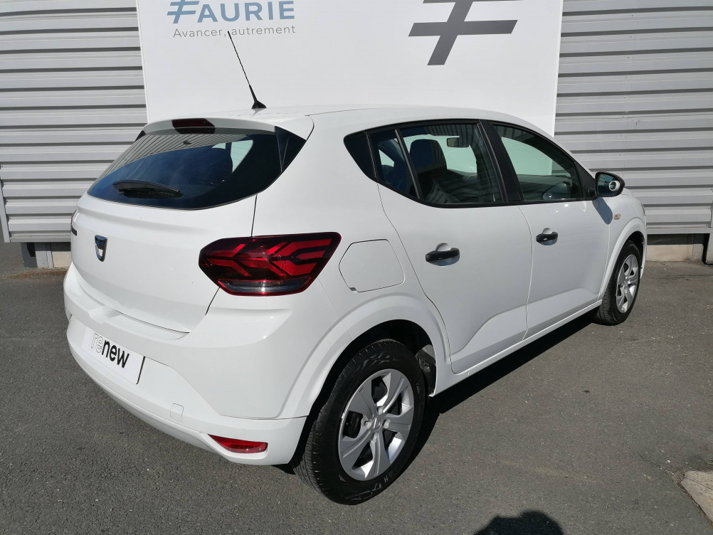 Acheter Dacia Sandero Sandero SCe 65 - 22 Essentiel 5p occasion dans les concessions du Groupe Faurie