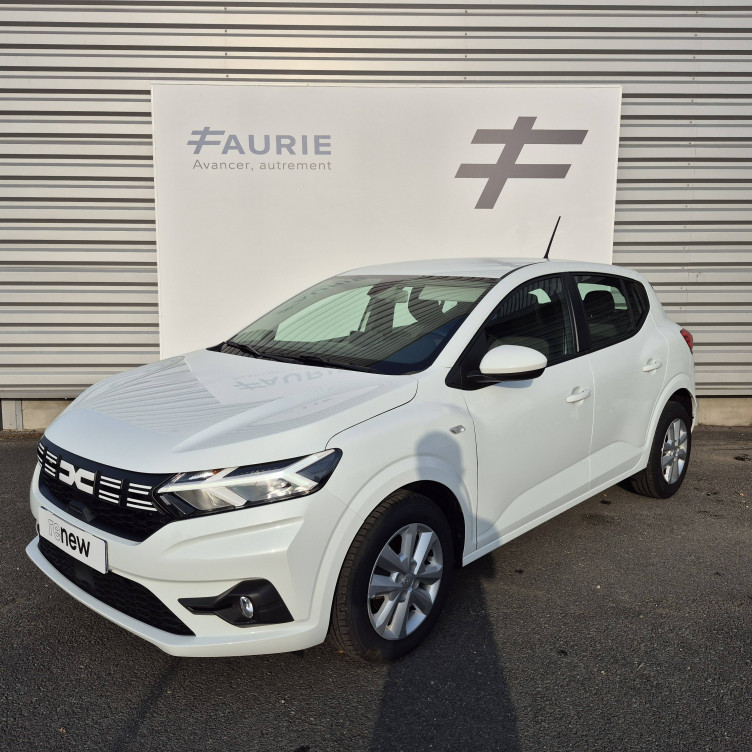 Acheter Dacia Sandero Sandero SCe 65 Expression 5p occasion dans les concessions du Groupe Faurie