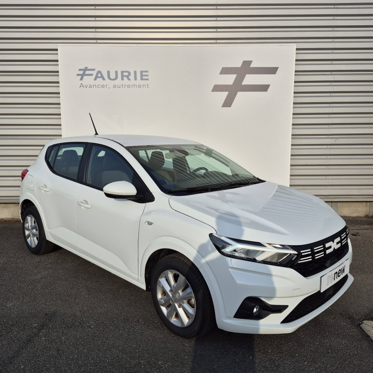 Acheter Dacia Sandero Sandero SCe 65 Expression 5p occasion dans les concessions du Groupe Faurie