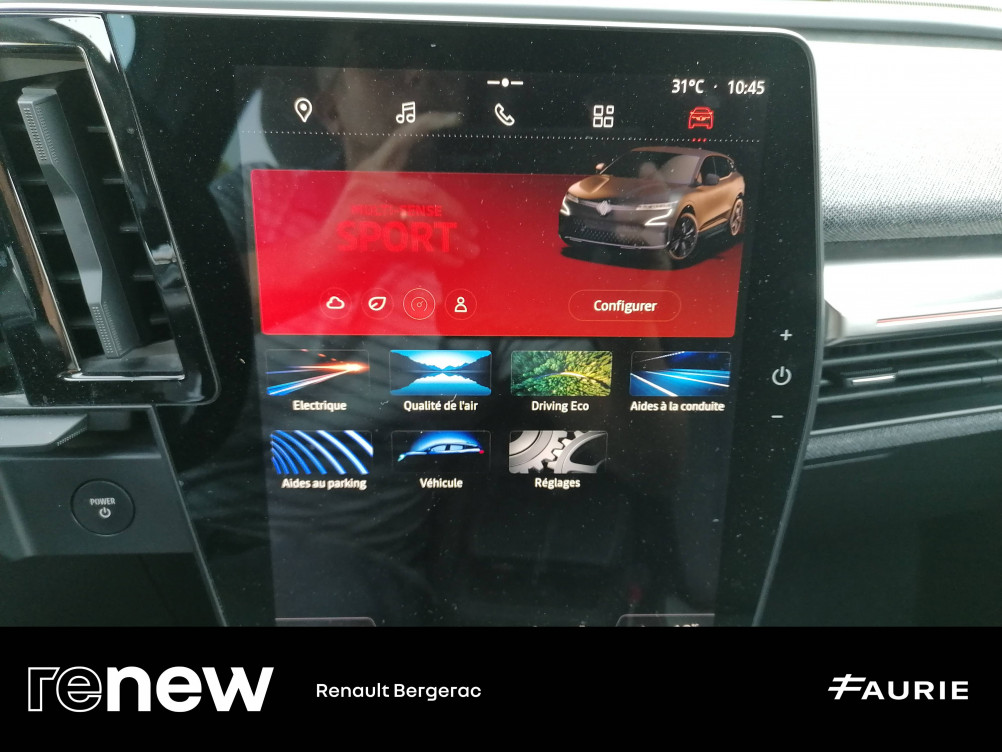 Acheter Renault Megane E-Tech Megane E-Tech EV60 220 ch optimum charge Techno 5p occasion dans les concessions du Groupe Faurie