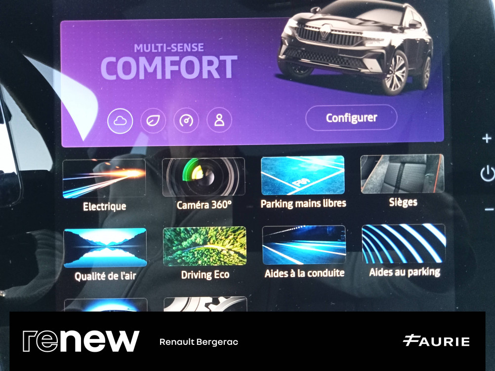 Acheter Renault Espace 6 Espace E-Tech hybrid 200 Iconic 5p occasion dans les concessions du Groupe Faurie