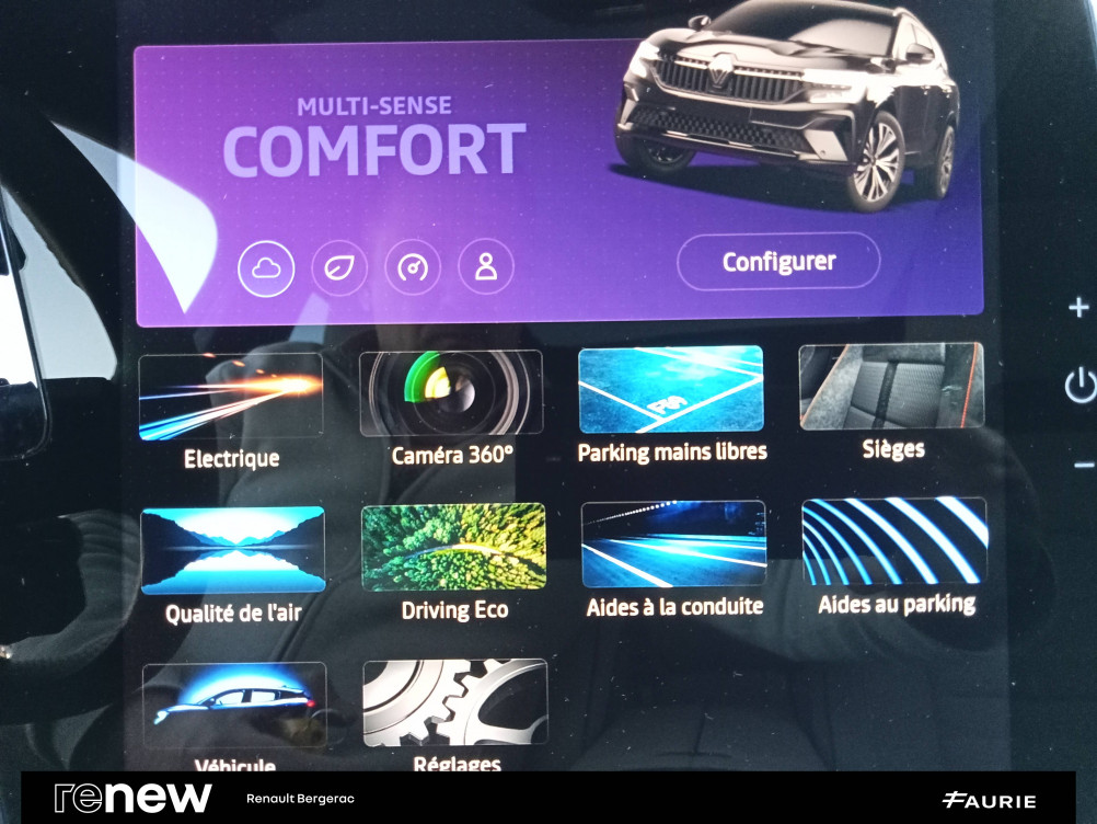 Acheter Renault Espace 6 Espace E-Tech hybrid 200 Iconic 5p occasion dans les concessions du Groupe Faurie