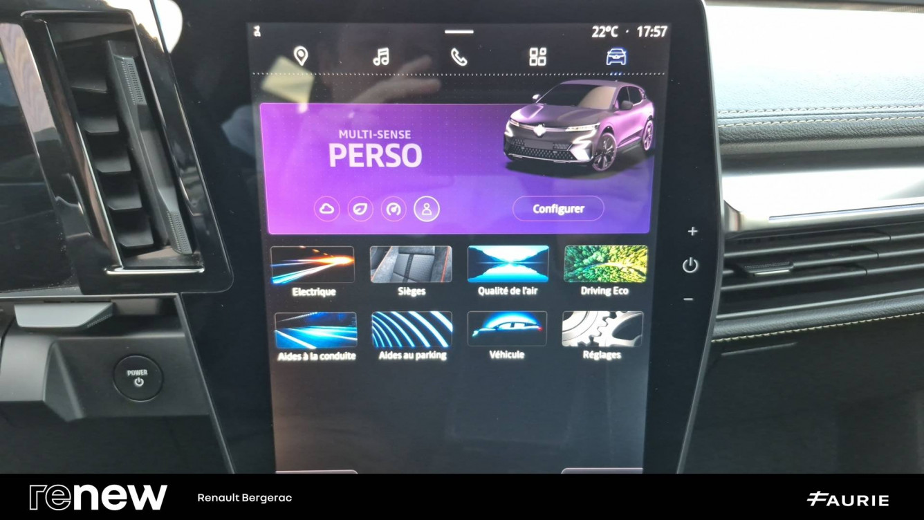 Acheter Renault Megane E-Tech Megane E-Tech EV60 220 ch super charge Iconic 5p occasion dans les concessions du Groupe Faurie