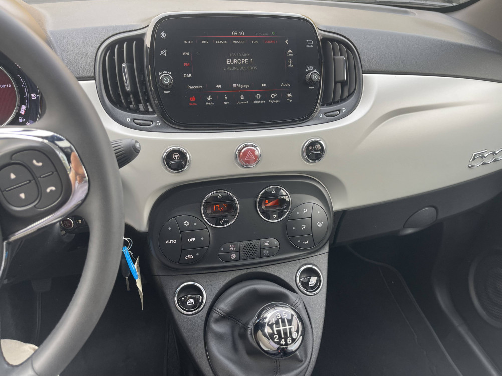 Acheter Fiat 500 500 1.0 70 ch Hybride BSG S/S Star 3p occasion dans les concessions du Groupe Faurie
