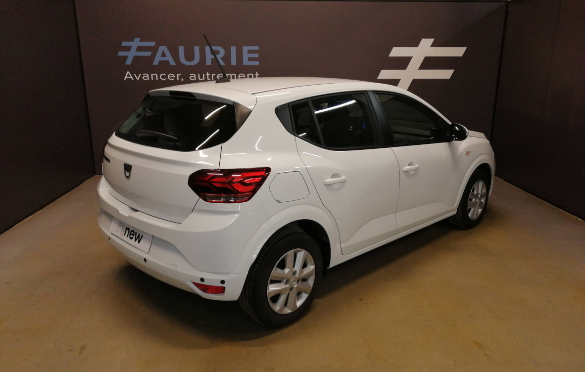 Acheter Dacia Sandero Sandero ECO-G 100 - 22 Confort 5p occasion dans les concessions du Groupe Faurie