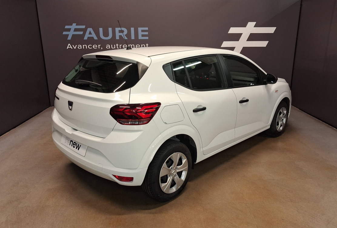 Acheter Dacia Sandero Sandero SCe 65 - 22 Essentiel 5p occasion dans les concessions du Groupe Faurie
