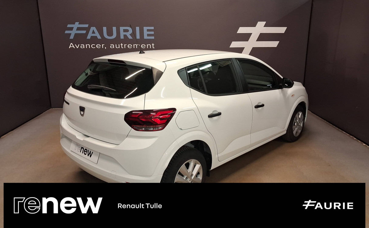 Acheter Dacia Sandero Sandero SCe 65 Essentiel 5p occasion dans les concessions du Groupe Faurie