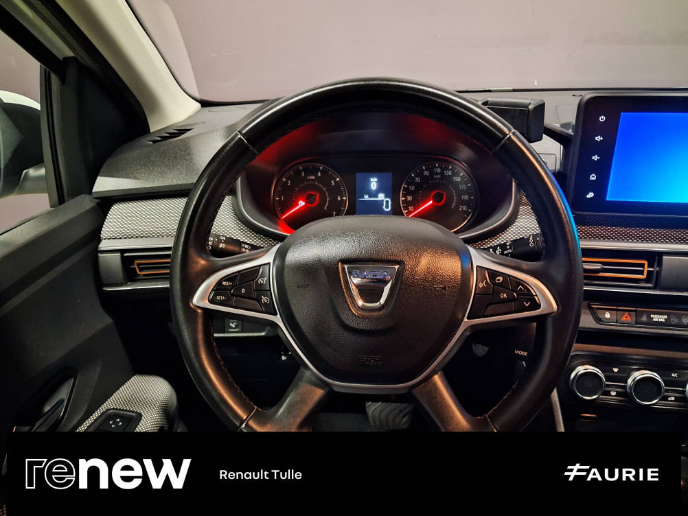 Acheter Dacia Sandero Sandero TCe 90 CVT Stepway Confort 5p occasion dans les concessions du Groupe Faurie