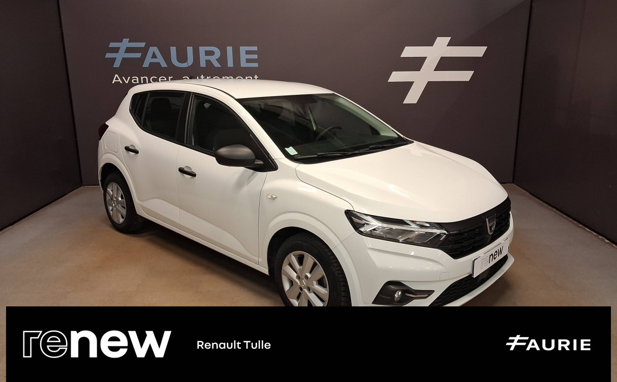 Acheter Dacia Sandero Sandero SCe 65 Essentiel 5p occasion dans les concessions du Groupe Faurie