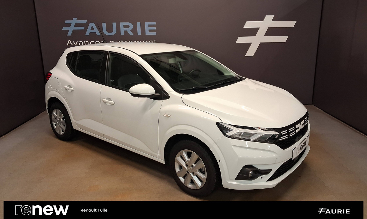 Acheter Dacia Sandero Sandero TCe 90 Expression 5p occasion dans les concessions du Groupe Faurie
