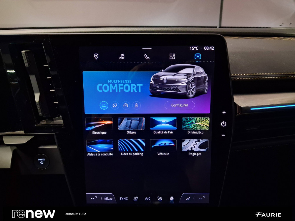 Acheter Renault Megane E-Tech Megane E-Tech EV60 220 ch optimum charge Iconic 5p occasion dans les concessions du Groupe Faurie