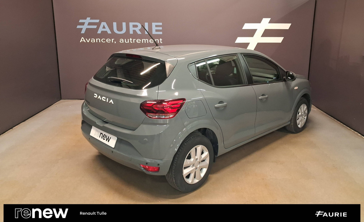 Acheter Dacia Sandero Sandero TCe 90 Expression 5p occasion dans les concessions du Groupe Faurie