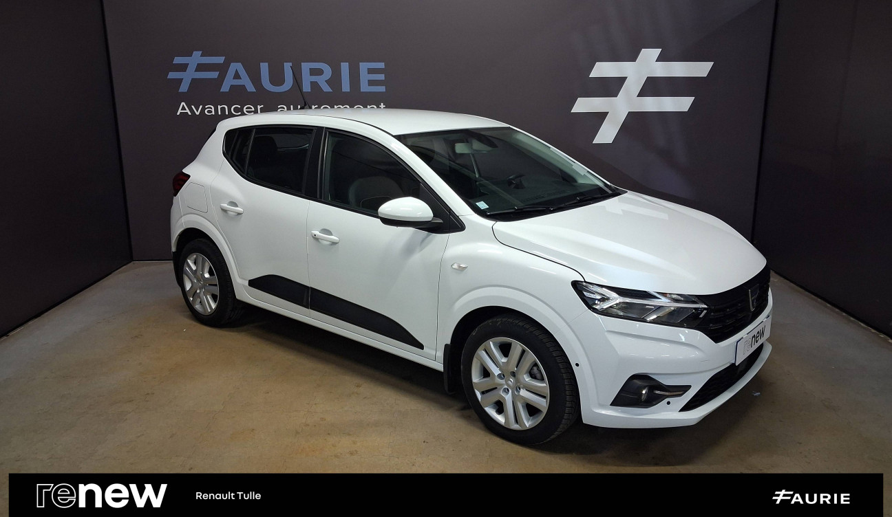 Acheter Dacia Sandero Sandero TCe 90 CVT Confort 5p occasion dans les concessions du Groupe Faurie