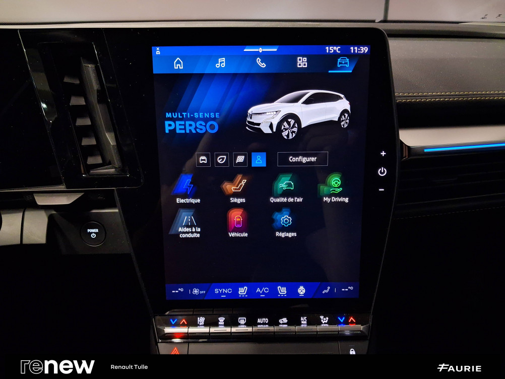 Acheter Renault Megane E-Tech Megane E-Tech 220 ch autonomie confort GSR2 Iconic 5p occasion dans les concessions du Groupe Faurie