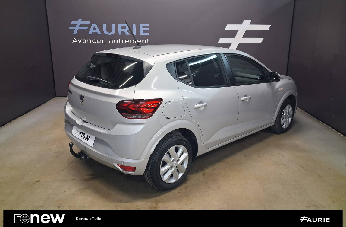 Acheter Dacia Sandero Sandero TCe 90 - 22 Confort 5p occasion dans les concessions du Groupe Faurie